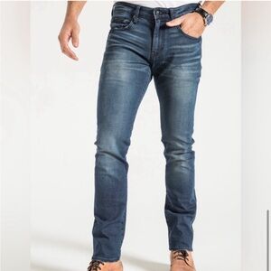 Stitch’s Jeans Dark Blue Barfly Slim Leg Men’s Size 33 x 34